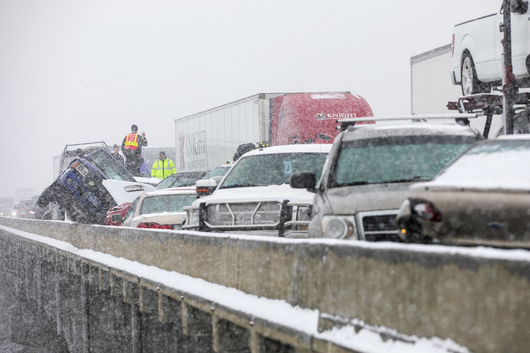 Yellowstone Bridge pileup